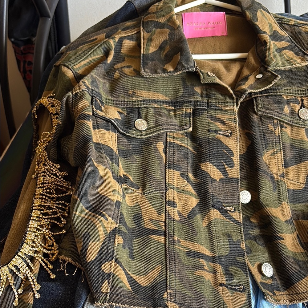Rodeo Quincy Camouflage Jean Jacket